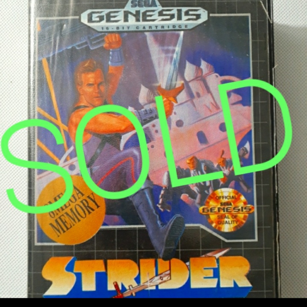 Sega Genesis Strider Case Only